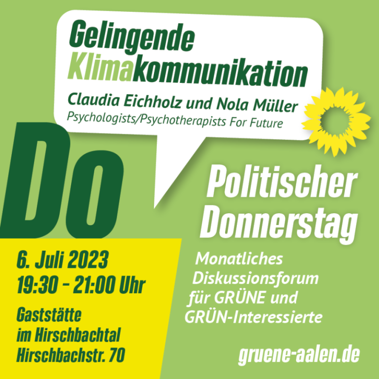 Gelingende Klimakommunikation